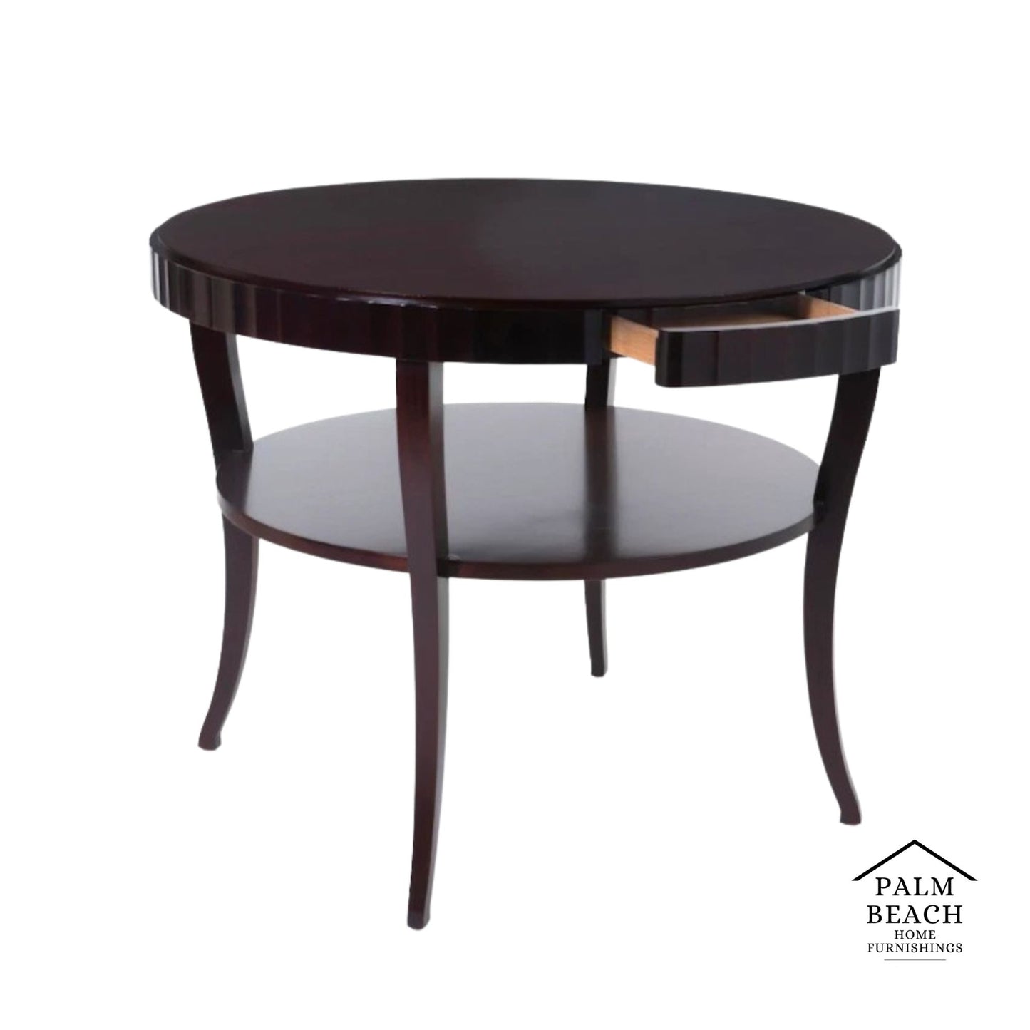 Barbara Barry Fluted Edge Table by Baker