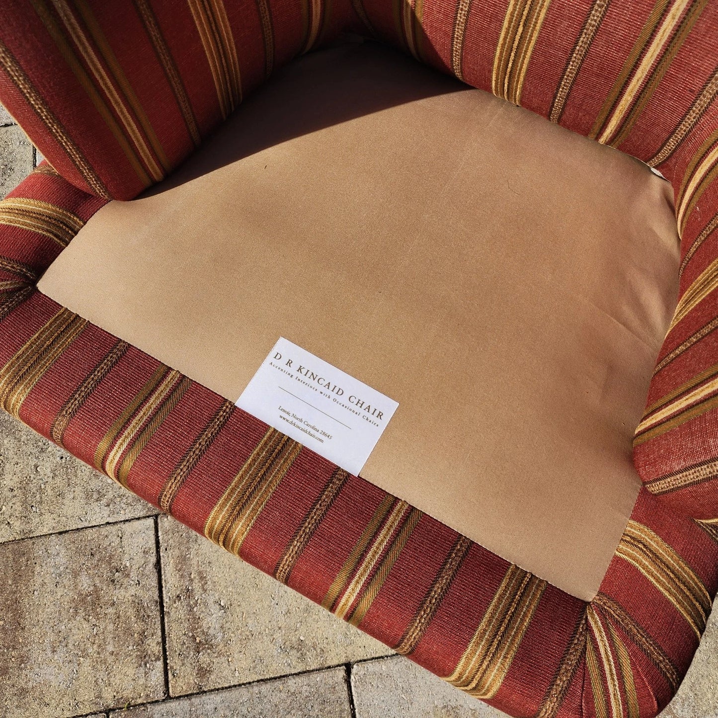 D R Kincaid Armchair & Ottoman Set