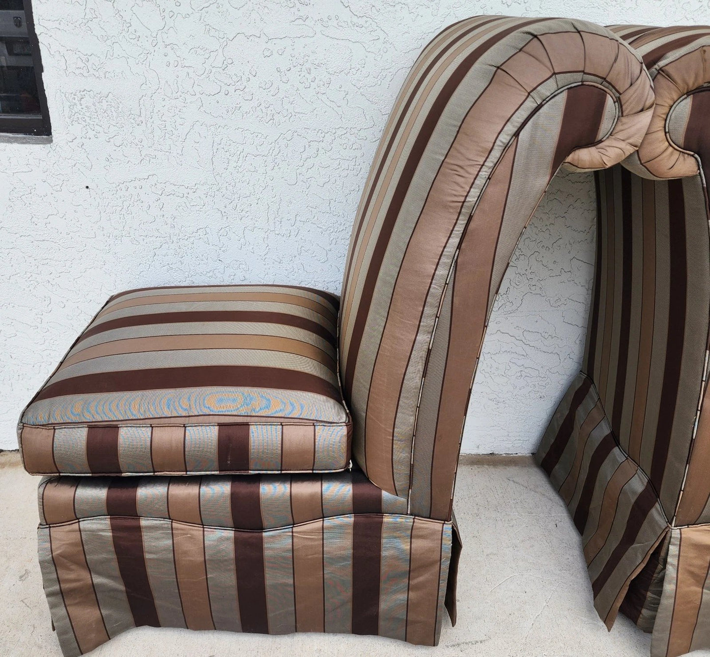 Pair of Drexel Heritage Slipper Chairs