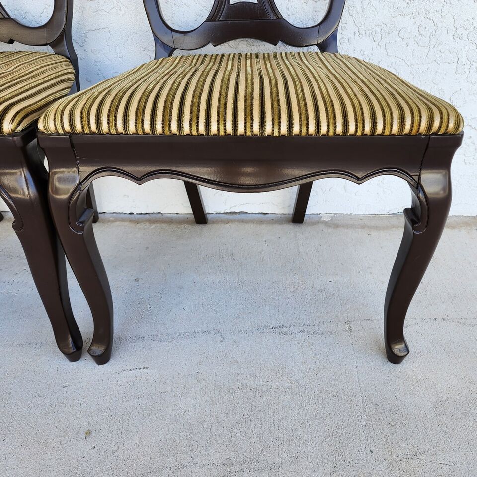 Antique Mahogany French Dining Chairs Set of 4