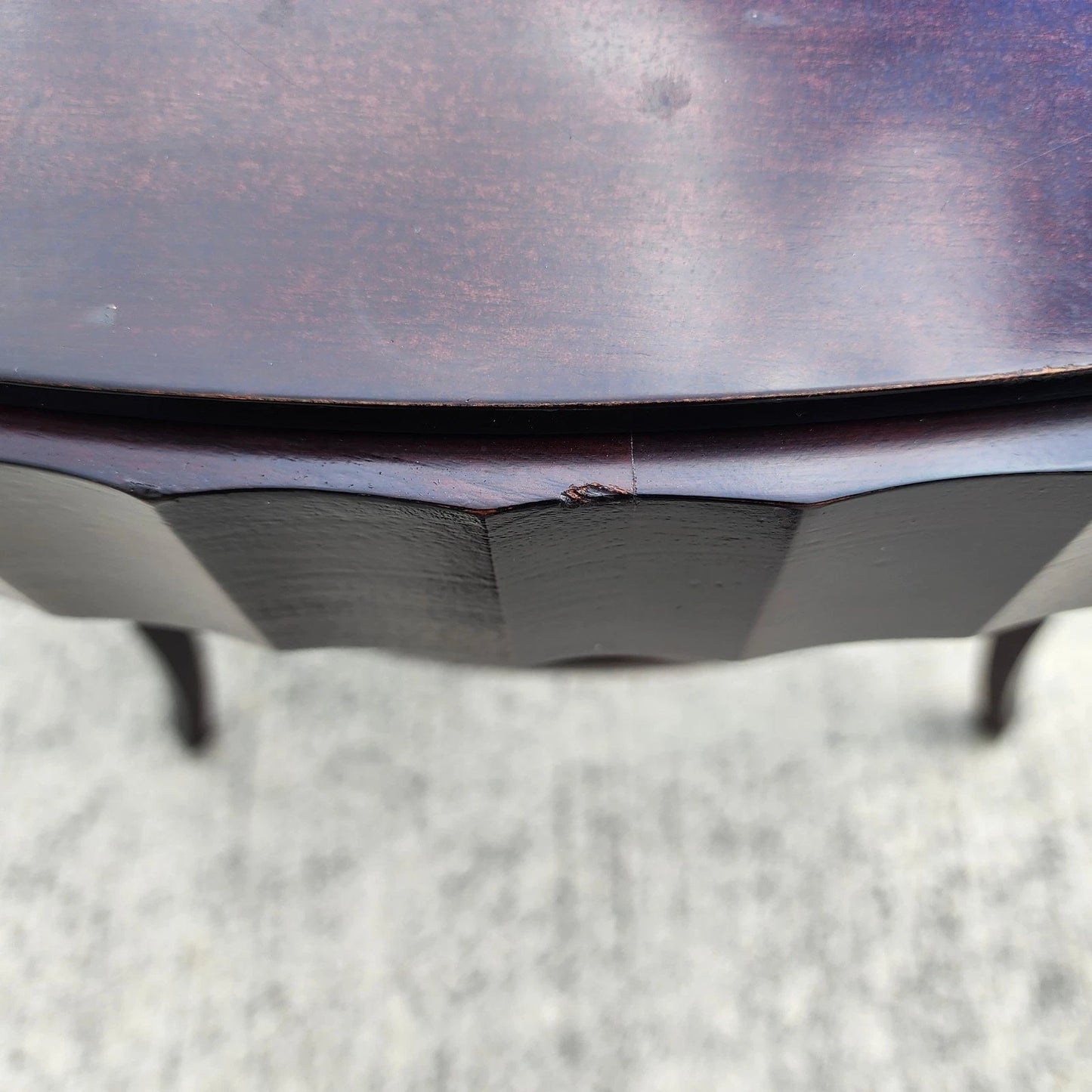 Barbara Barry Fluted Edge Table by Baker