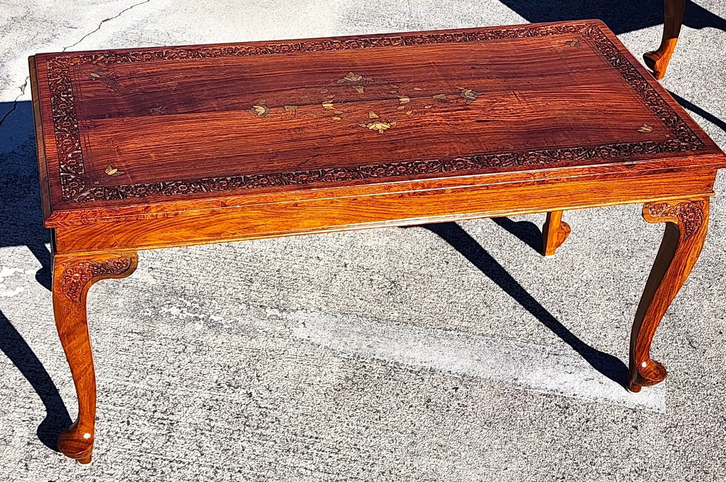 Anglo Indian Walnut Side Tables Pair