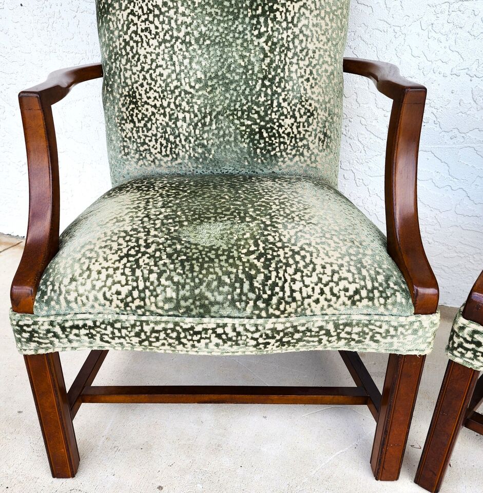Vintage Gainsborough Lolling Armchairs Pair