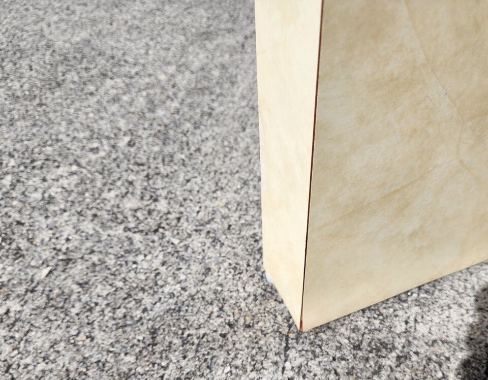 MCM Post Modern Console Table 1970s Waterfall Huge 84"