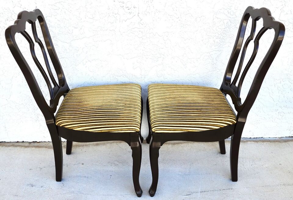Antique Mahogany French Dining Chairs Set of 4