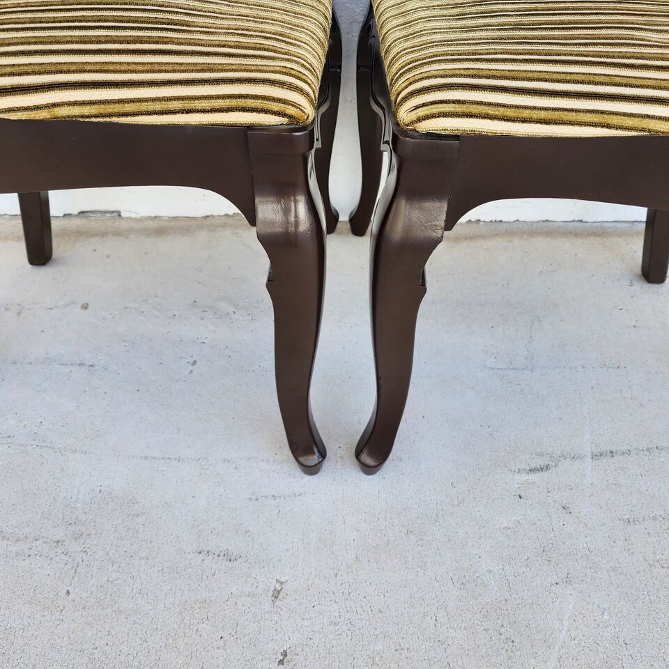 Antique Mahogany French Dining Chairs Set of 4
