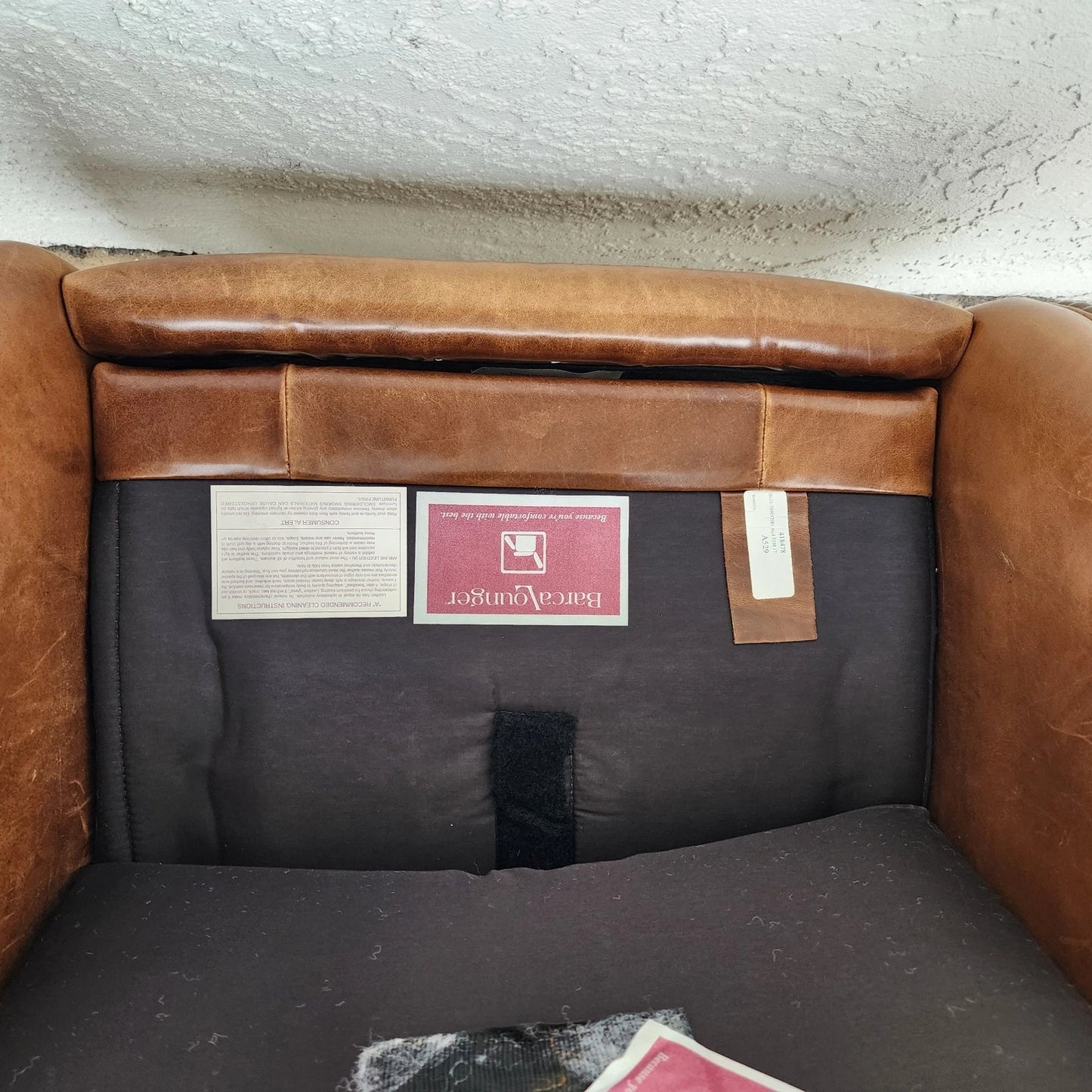 Vintage Barcalounger Leather Recliner Classic