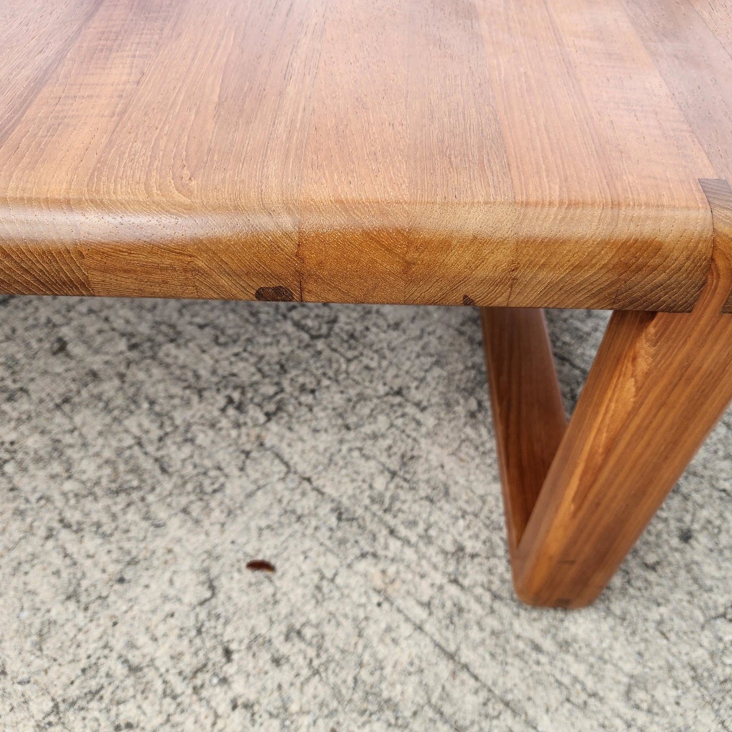 Danish Solid Teak Coffee Table By Niels Bach for Randers Möbel, 1960
