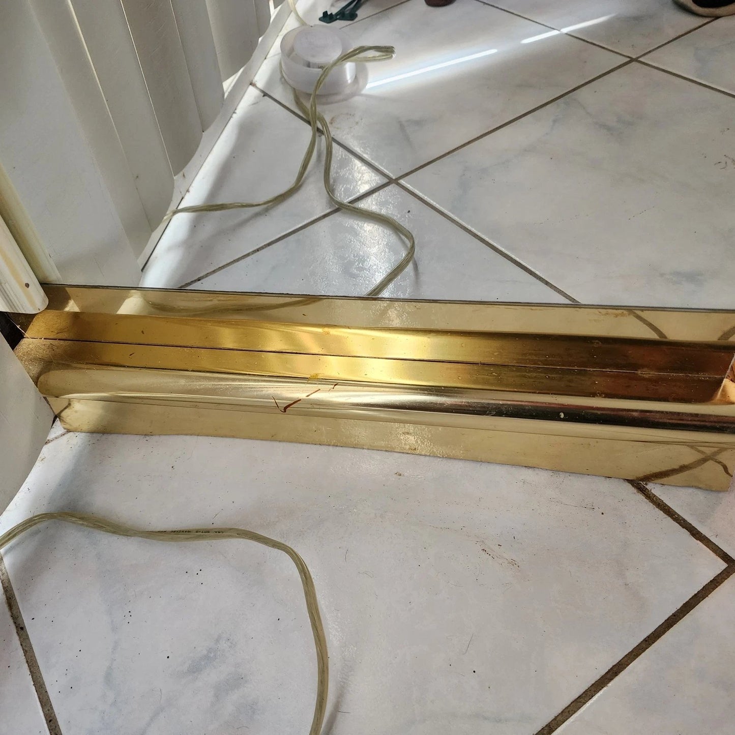 Vintage Ello Style Mirrored Buffet Sideboard