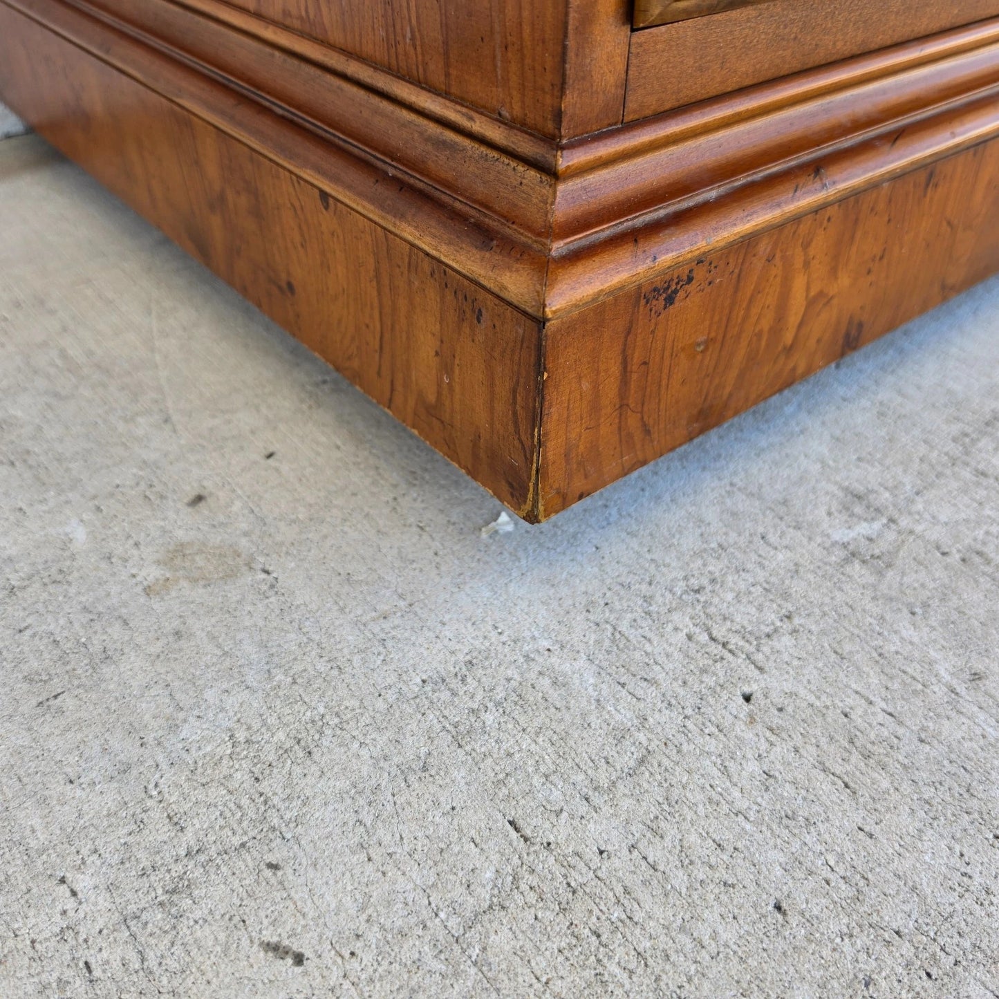 Drexel Slide Top Campaign Dry Bar Side Board Rolling 1970s
