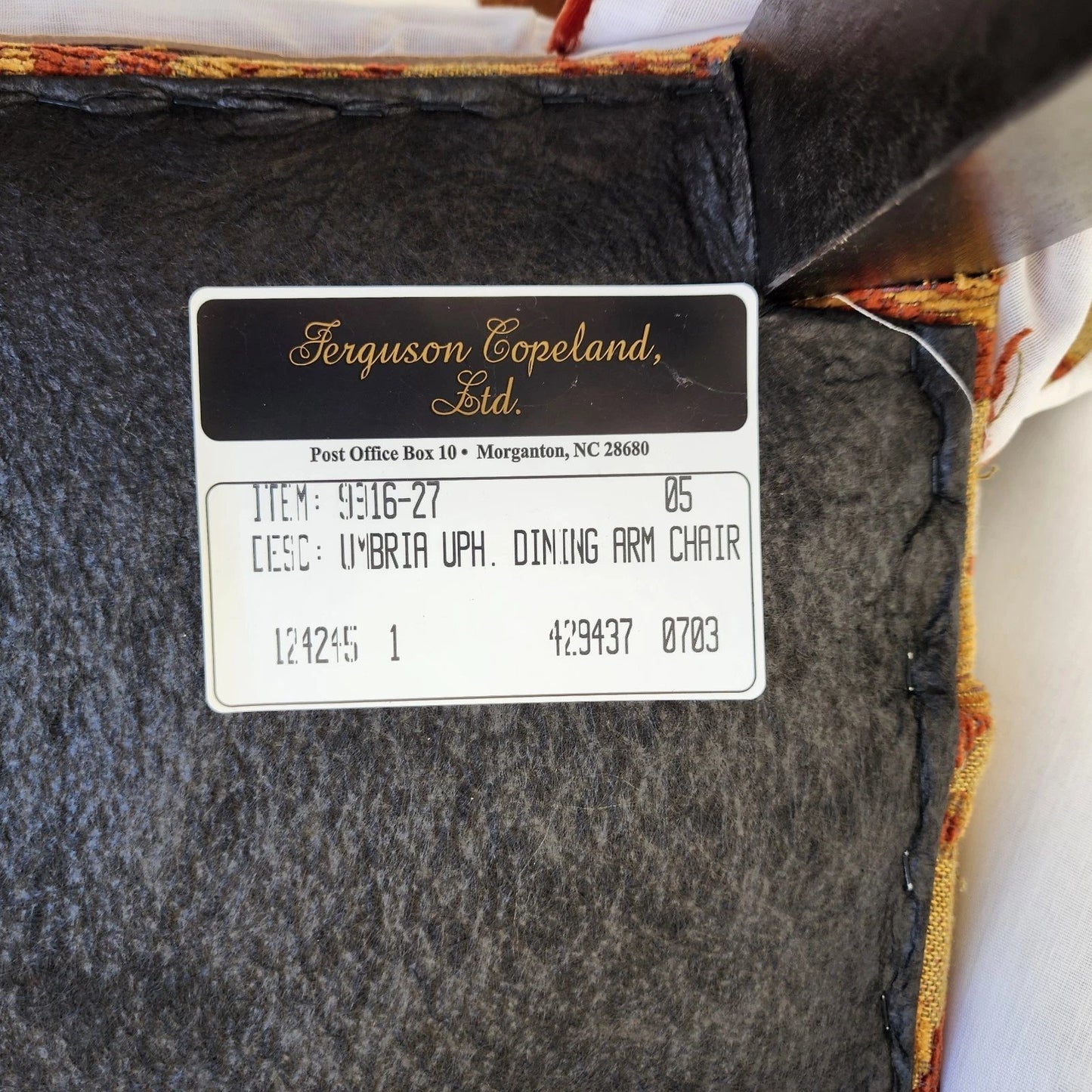 Ferguson Copeland Stately Dining Armchairs Set of 8