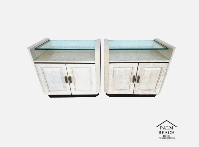 Henredon Charisma Nightstands Side Tables Picklewood Pair