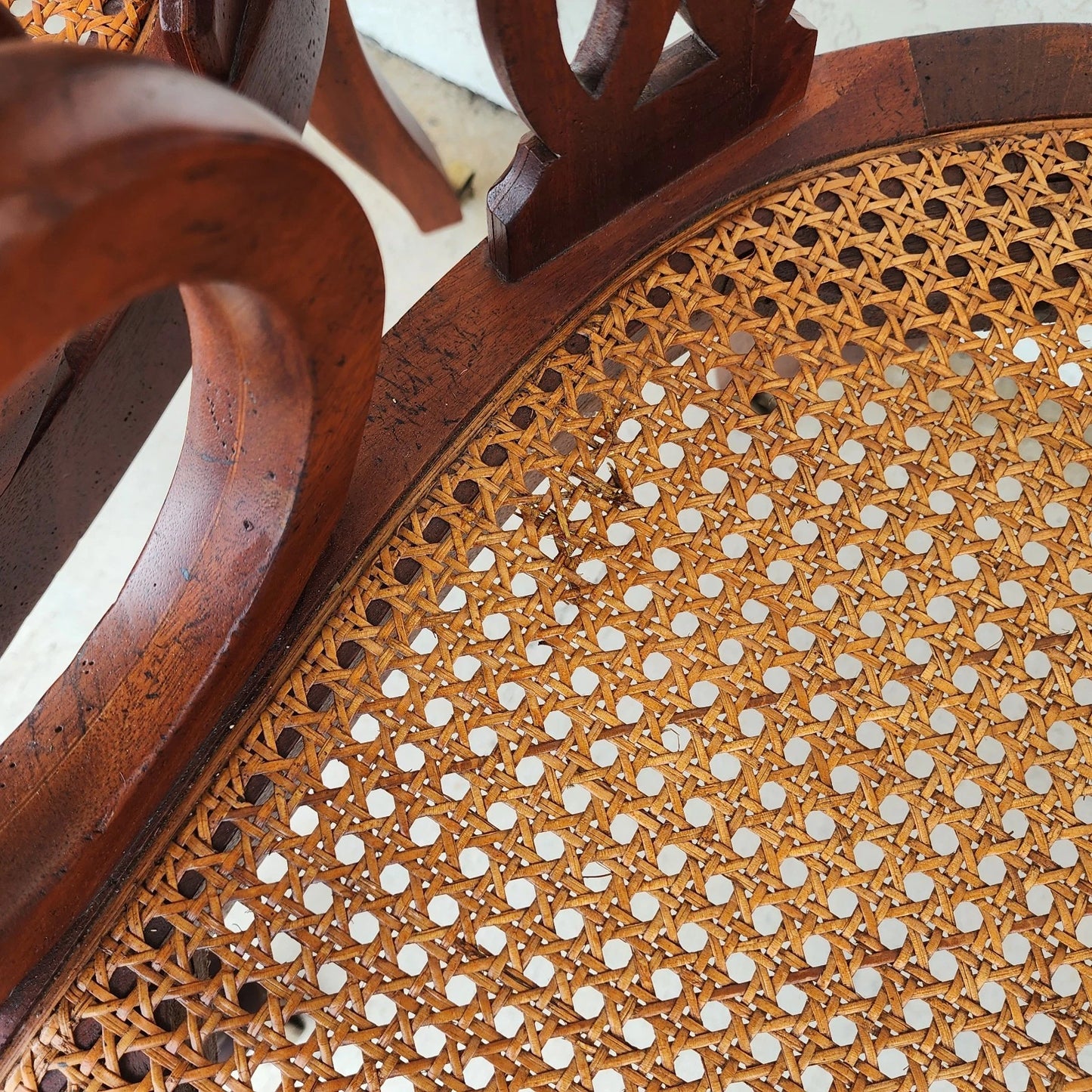 Baker Regency Armchairs Rolling Set of 3