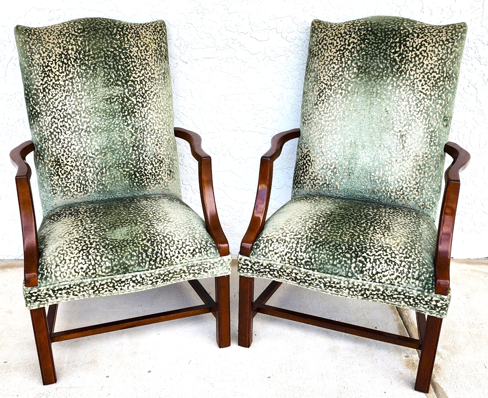 Vintage Gainsborough Lolling Armchairs Pair