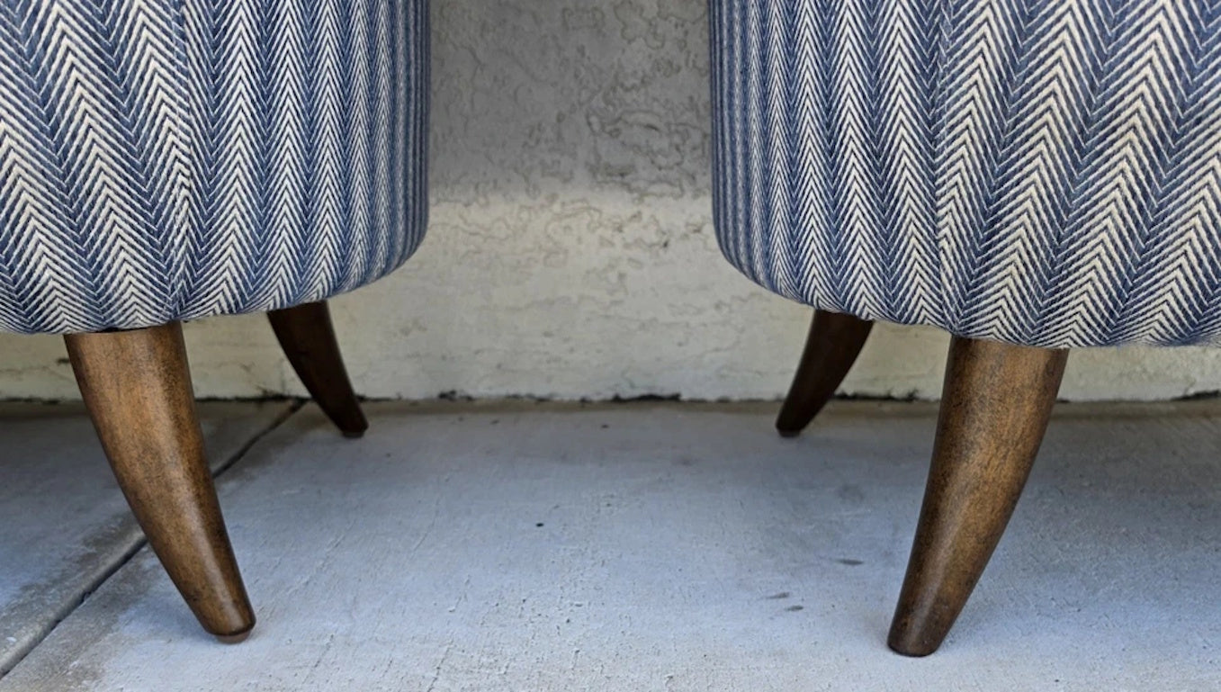 1950s MCM Edward Wormley Gio Ponti Style Armchairs Set of 4
