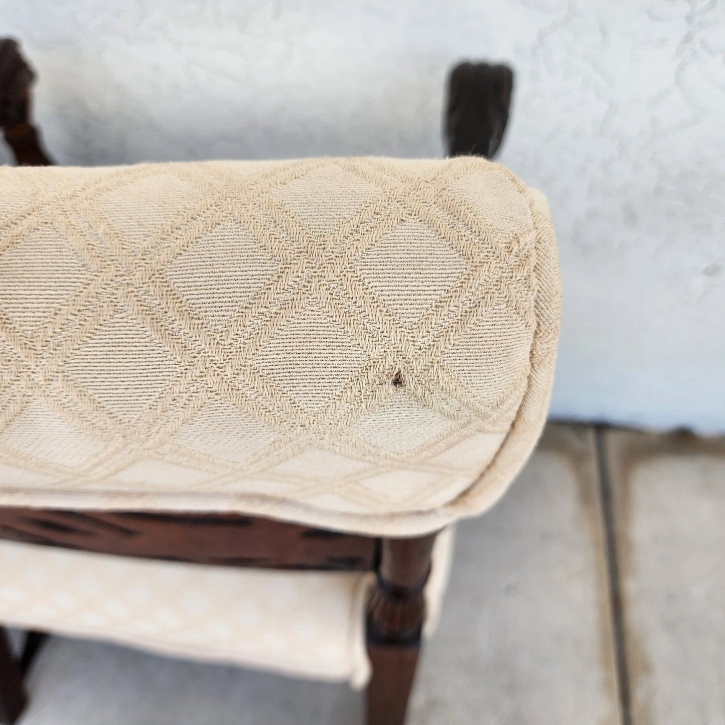 Chinoiserie Foo Dog Armchairs Pair Mid Century