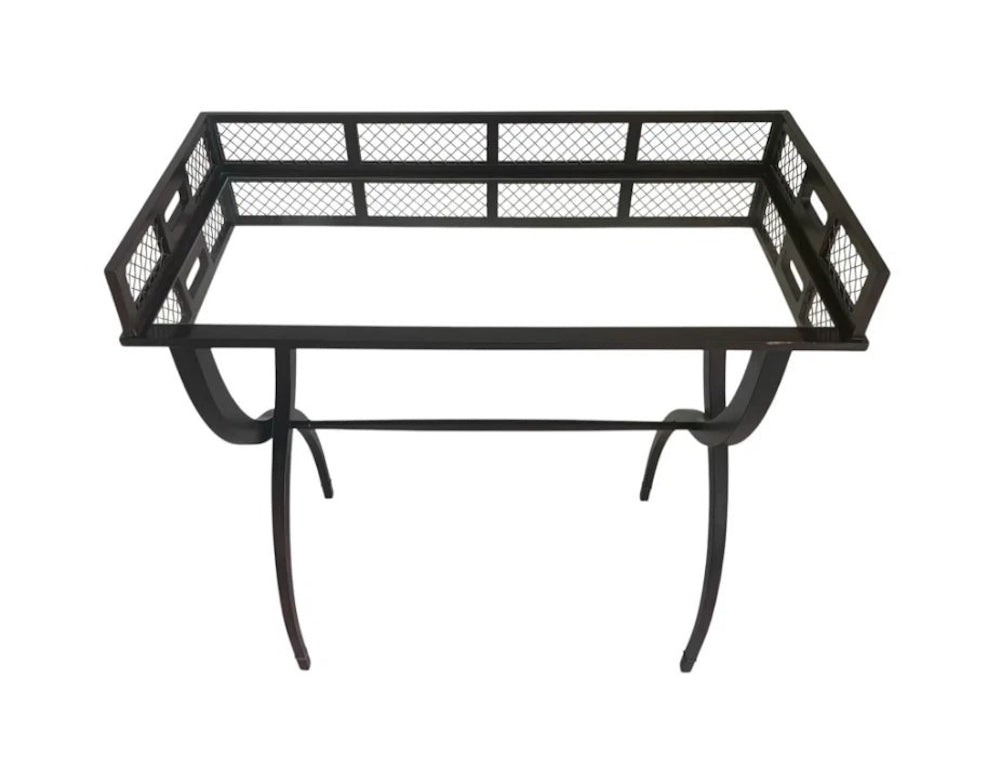 Barbara Barry for Baker Tray Table With Mirrored Serving Tray