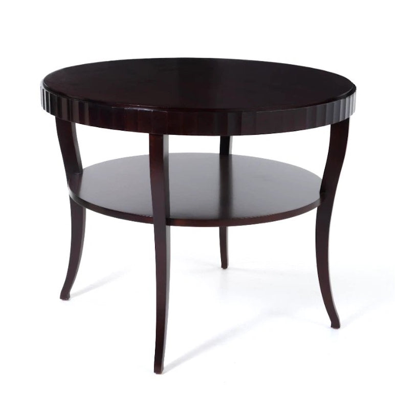 Barbara Barry Fluted Edge Table by Baker