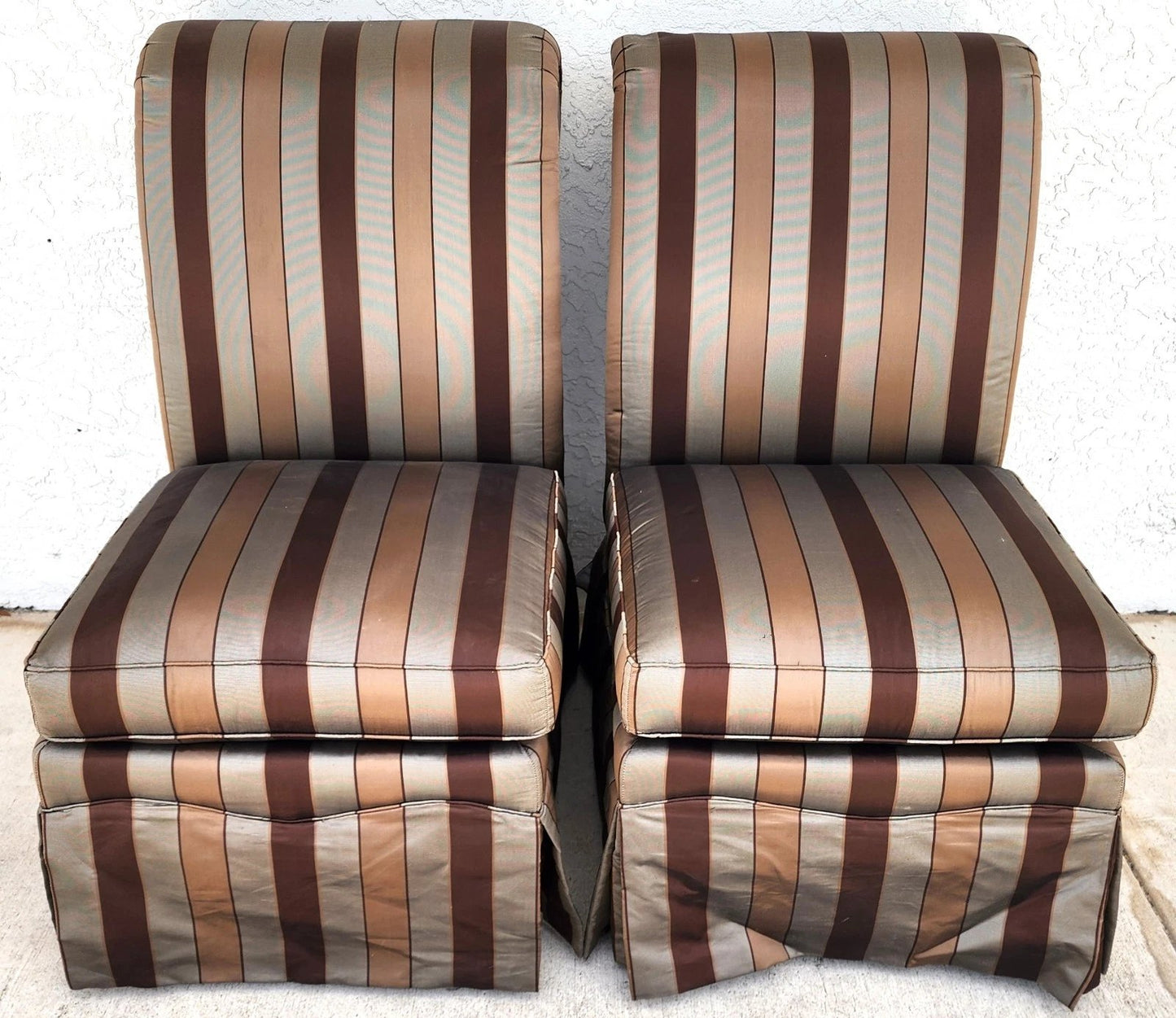 Pair of Drexel Heritage Slipper Chairs