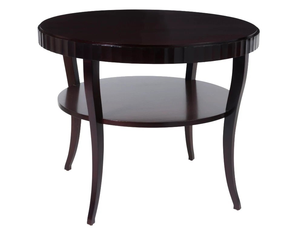 Barbara Barry Fluted Edge Table by Baker
