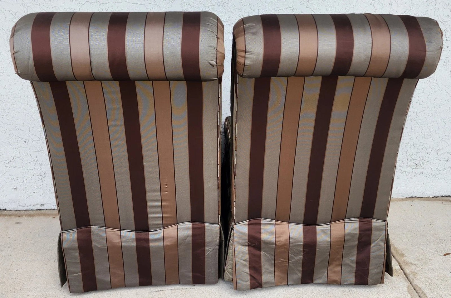 Pair of Drexel Heritage Slipper Chairs