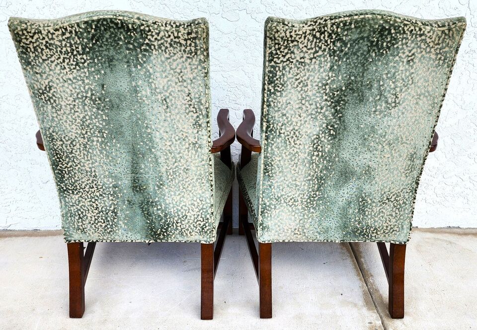 Vintage Gainsborough Lolling Armchairs Pair