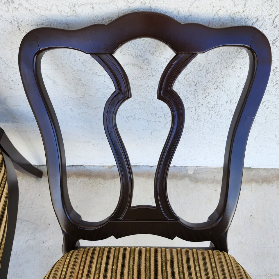 Antique Mahogany French Dining Chairs Set of 4