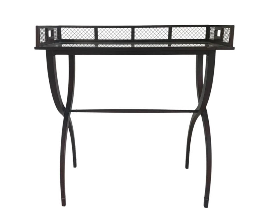 Barbara Barry for Baker Tray Table With Mirrored Serving Tray