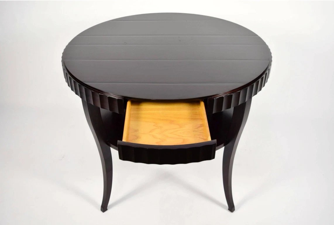 Barbara Barry Fluted Edge Table by Baker