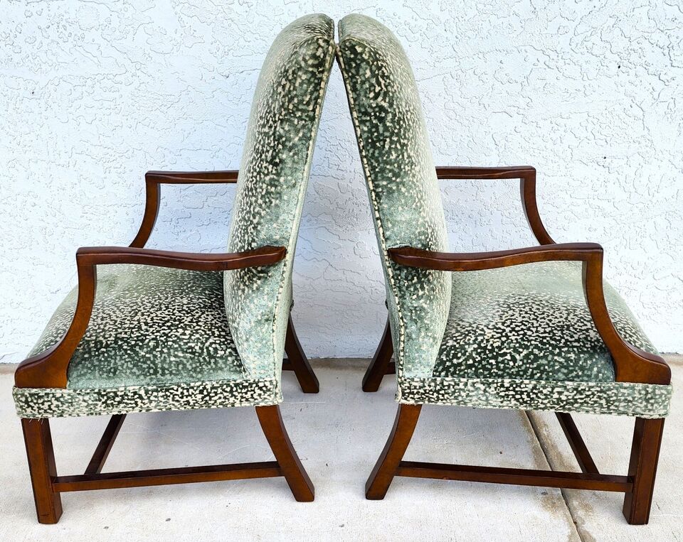 Vintage Gainsborough Lolling Armchairs Pair
