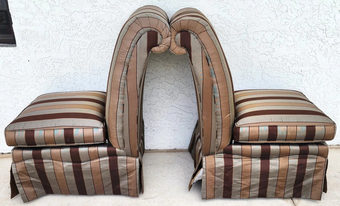 Pair of Drexel Heritage Slipper Chairs