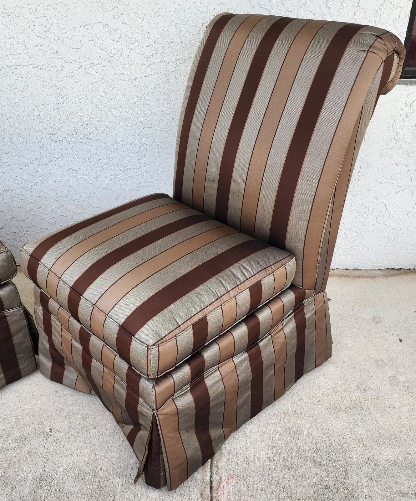 Pair of Drexel Heritage Slipper Chairs