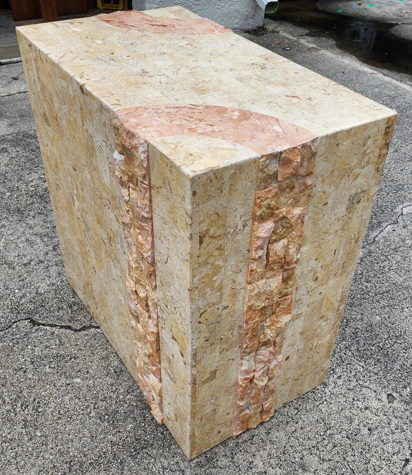 Maitland Smith Style Tessellated Stone Dining Table