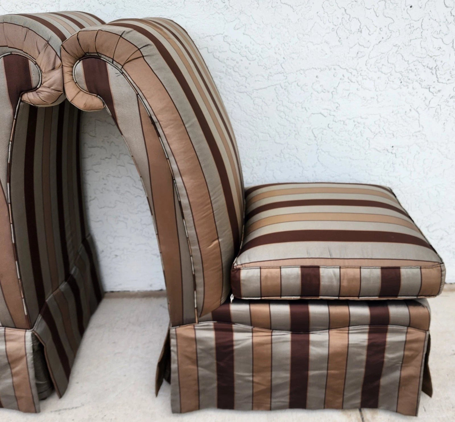 Pair of Drexel Heritage Slipper Chairs