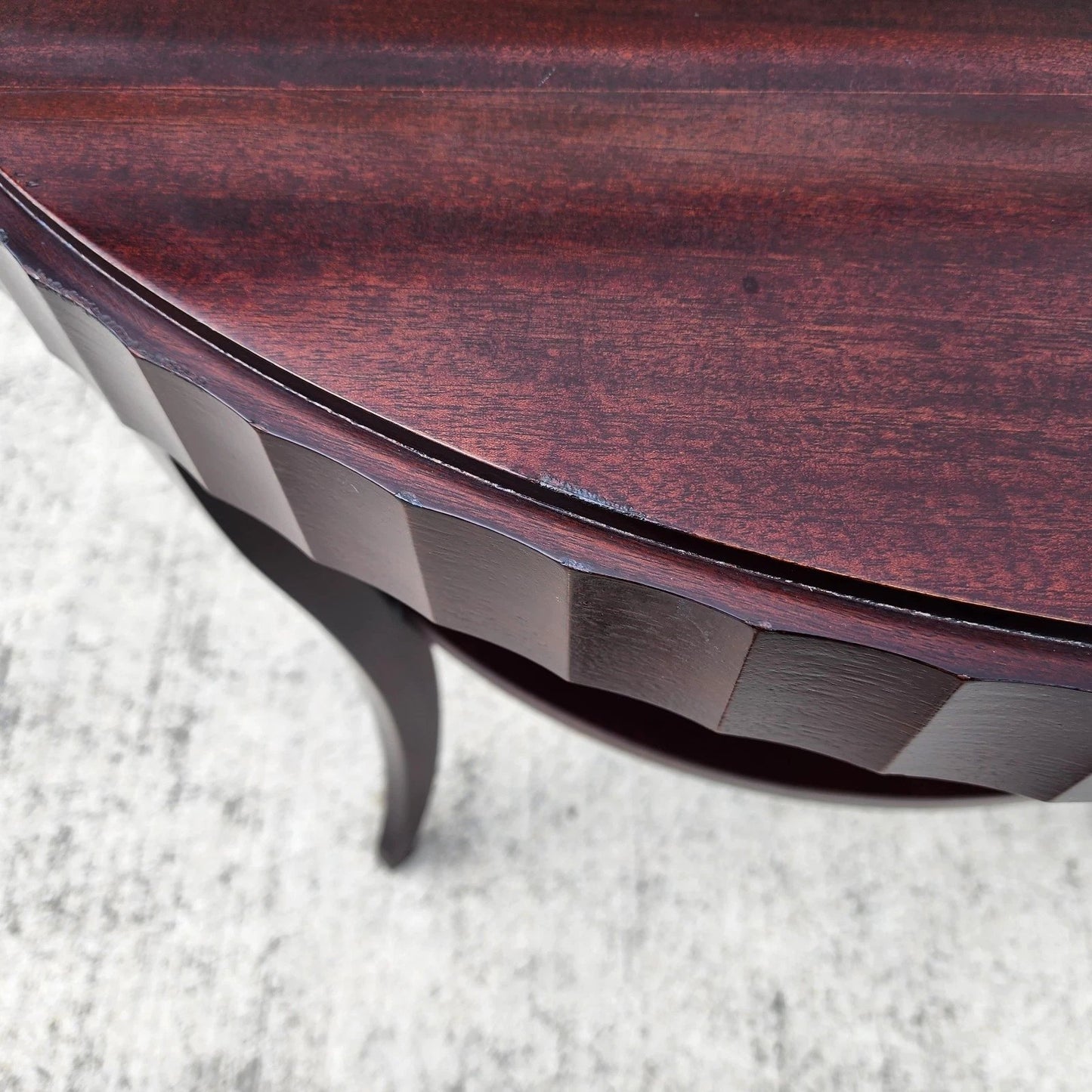 Barbara Barry Fluted Edge Table by Baker