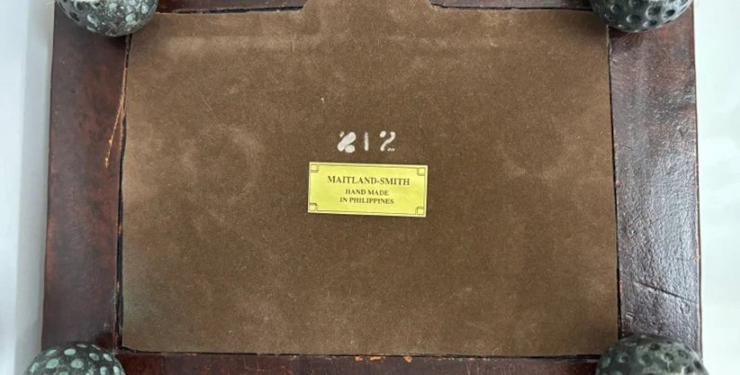 Maitland Smith Bronze Golfer Table Lamp