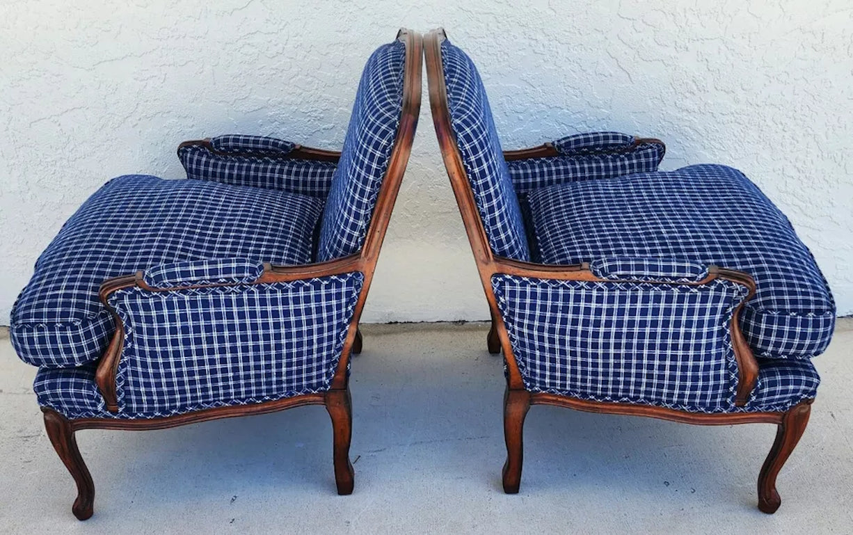 Bloomingdales Trianon French Country Bergere Chairs