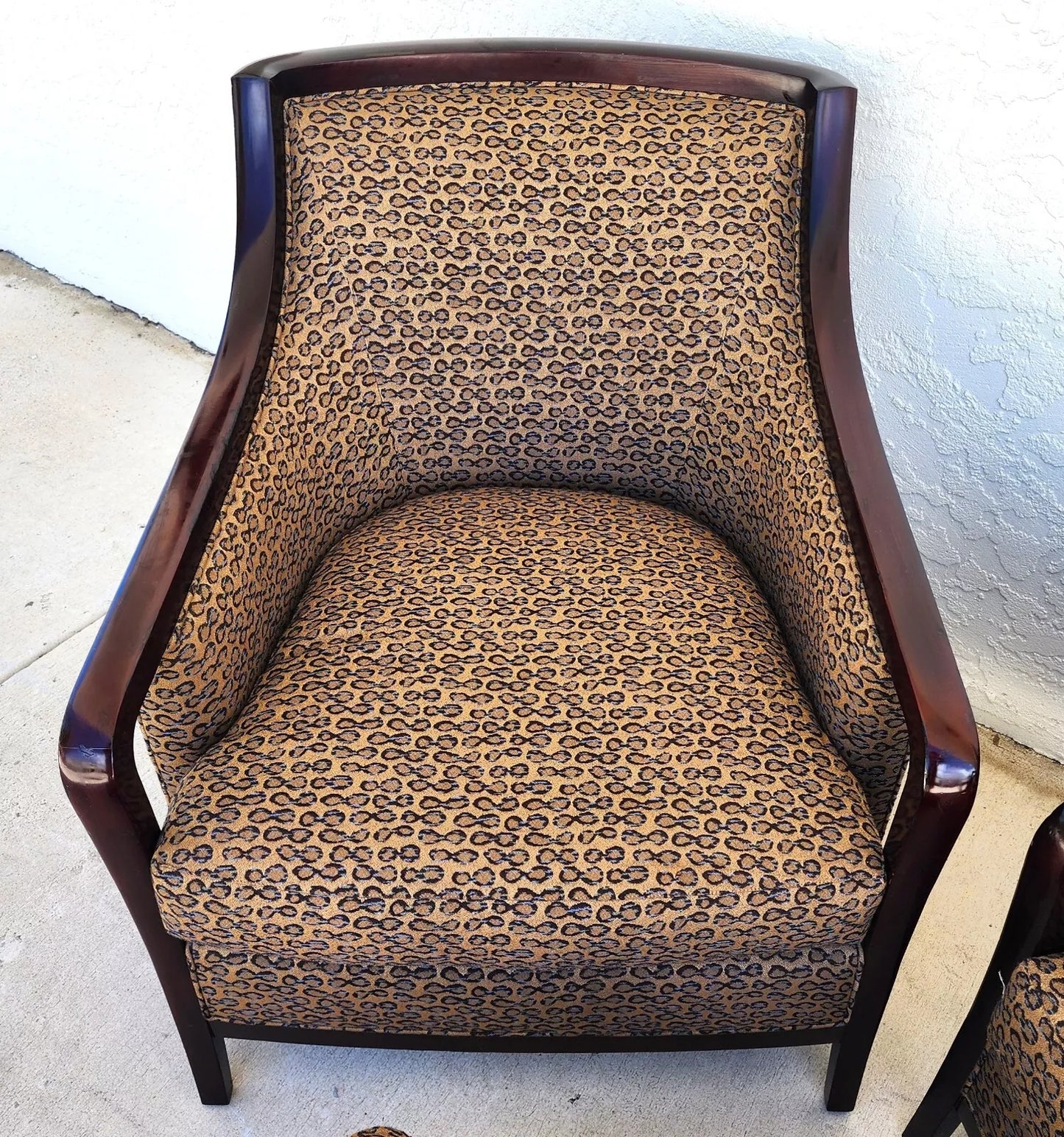 Barbara Barry for Baker Salon Club Chairs & Ottoman