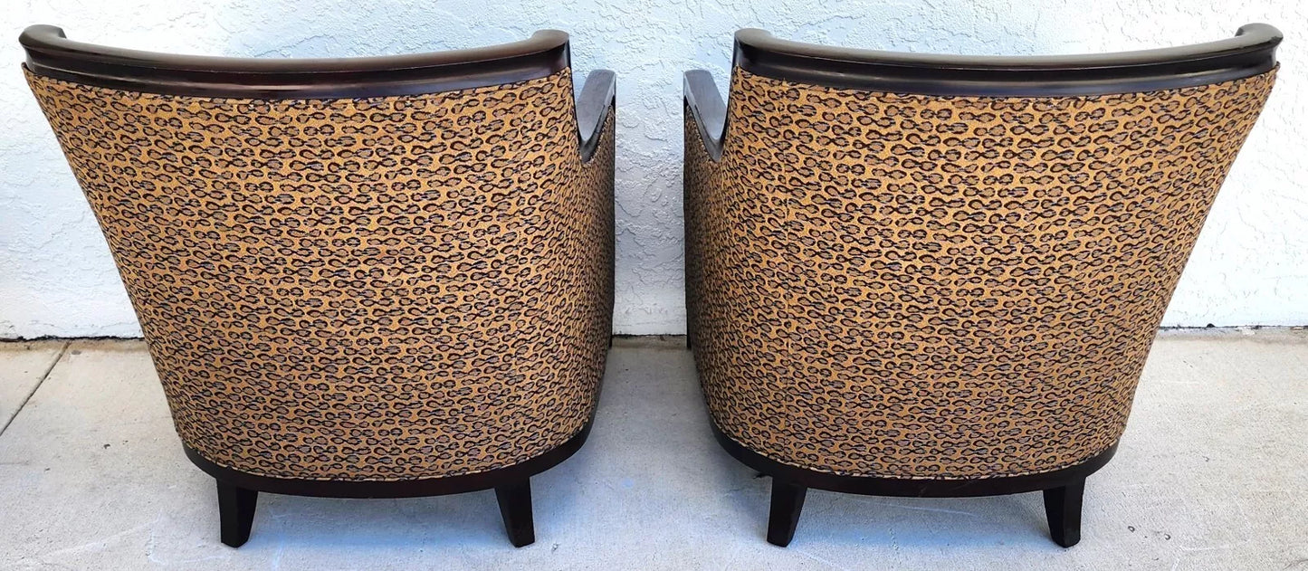 Barbara Barry for Baker Salon Club Chairs & Ottoman