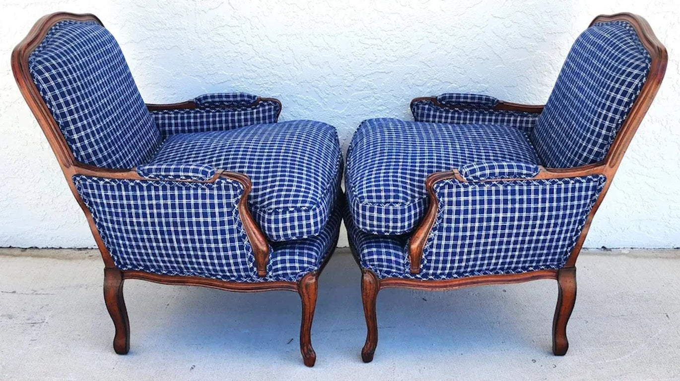 Bloomingdales Trianon French Country Bergere Chairs