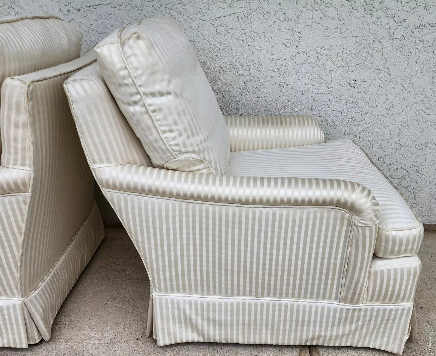 Vintage BAKER Club Chairs Pair