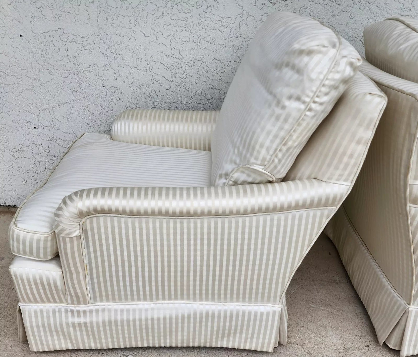 Vintage BAKER Club Chairs Pair