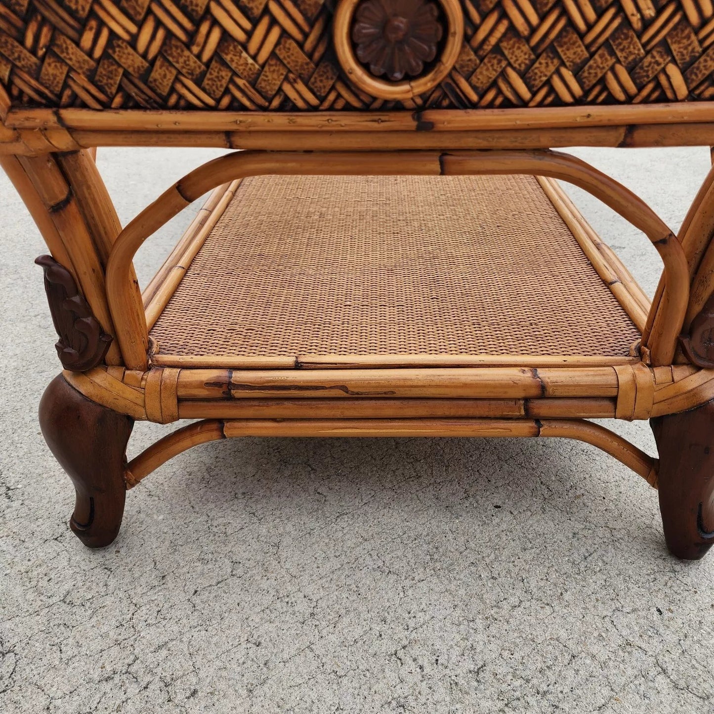 Bamboo Wicker Coffee Table