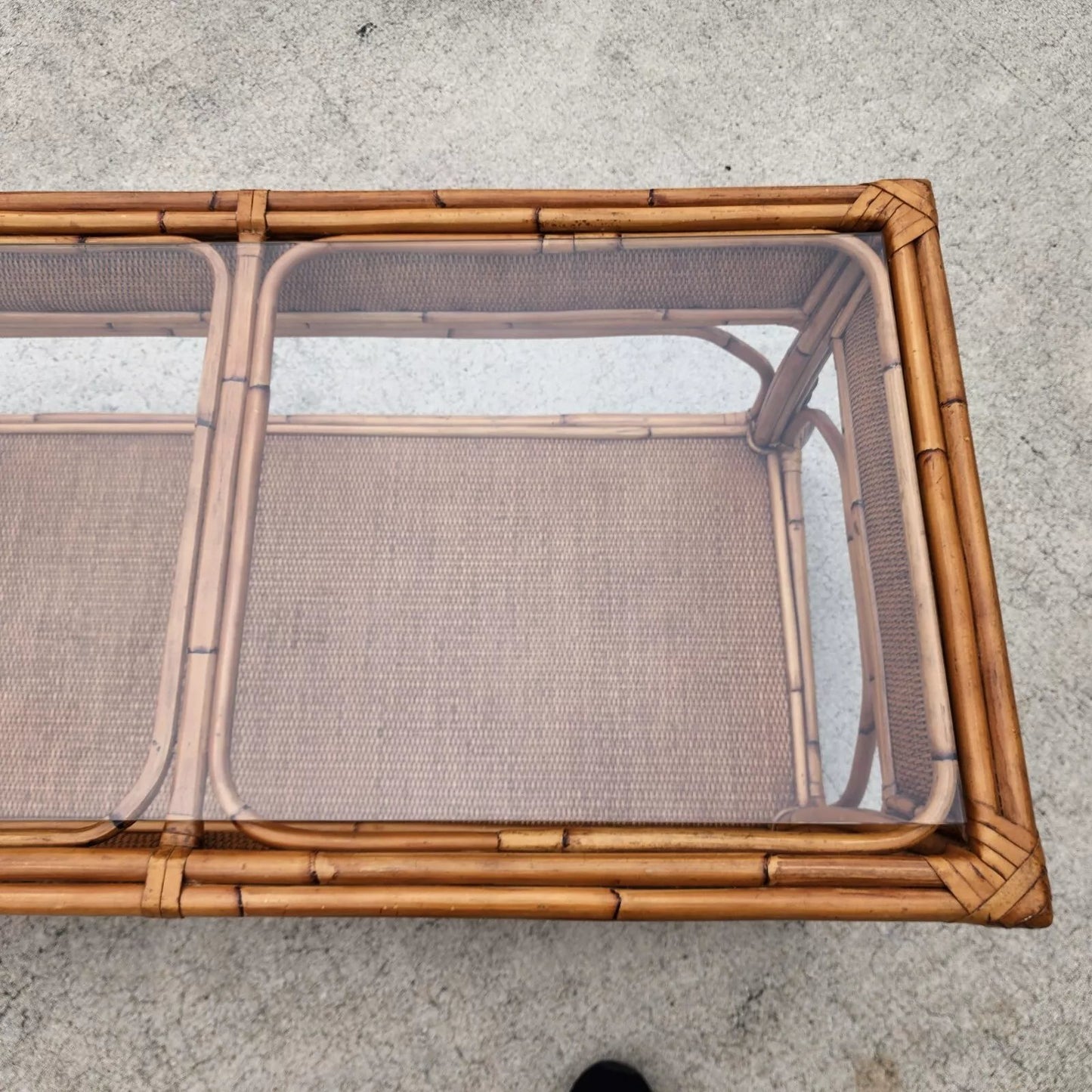 Bamboo Wicker Coffee Table