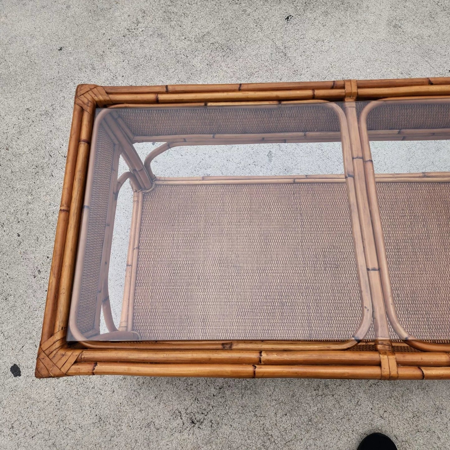 Bamboo Wicker Coffee Table