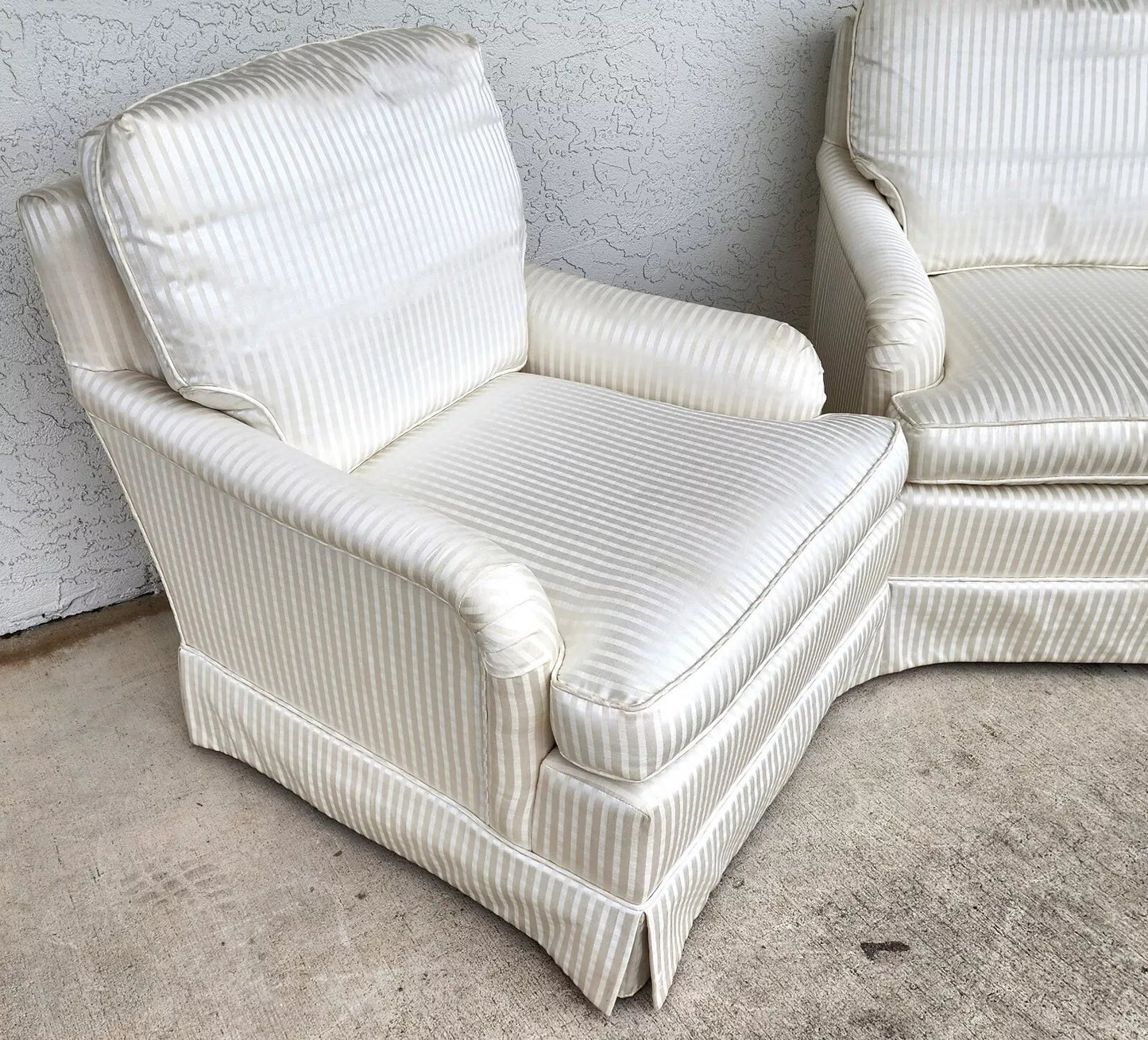 Vintage BAKER Club Chairs Pair