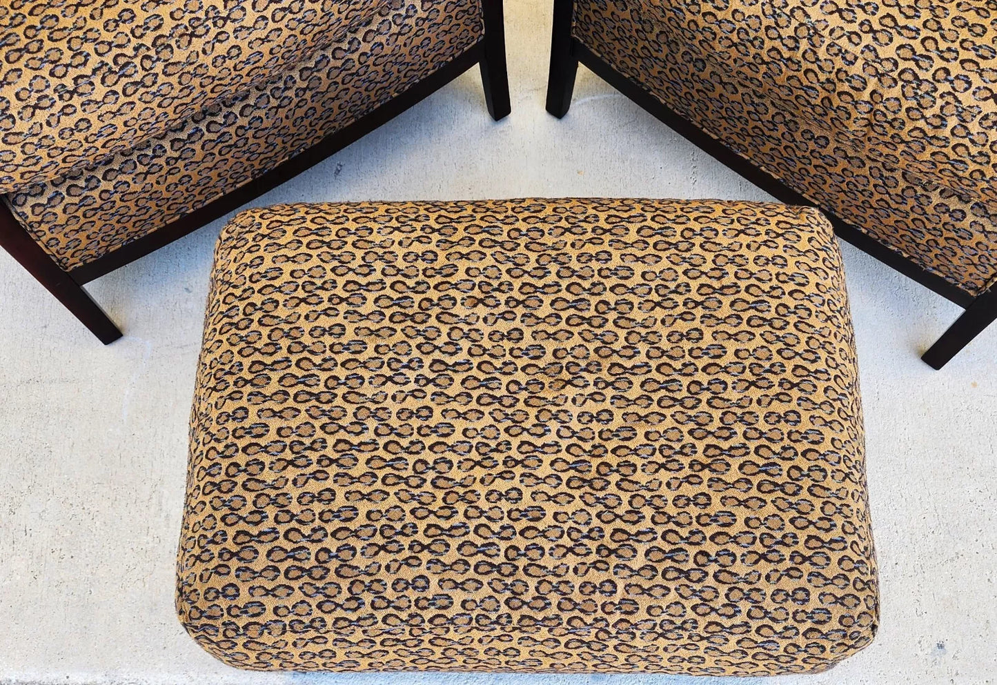 Barbara Barry for Baker Salon Club Chairs & Ottoman