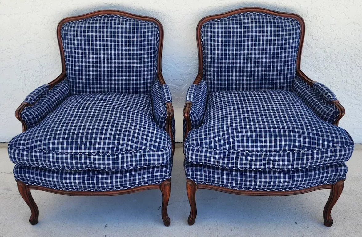 Bloomingdales Trianon French Country Bergere Chairs