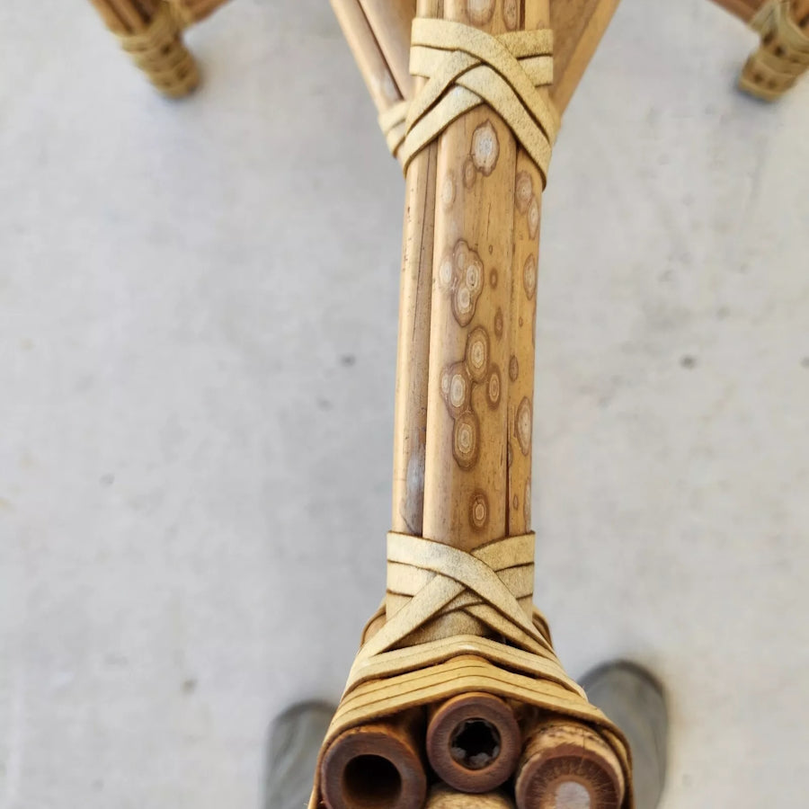 McGuire Bamboo Dining Table Oval