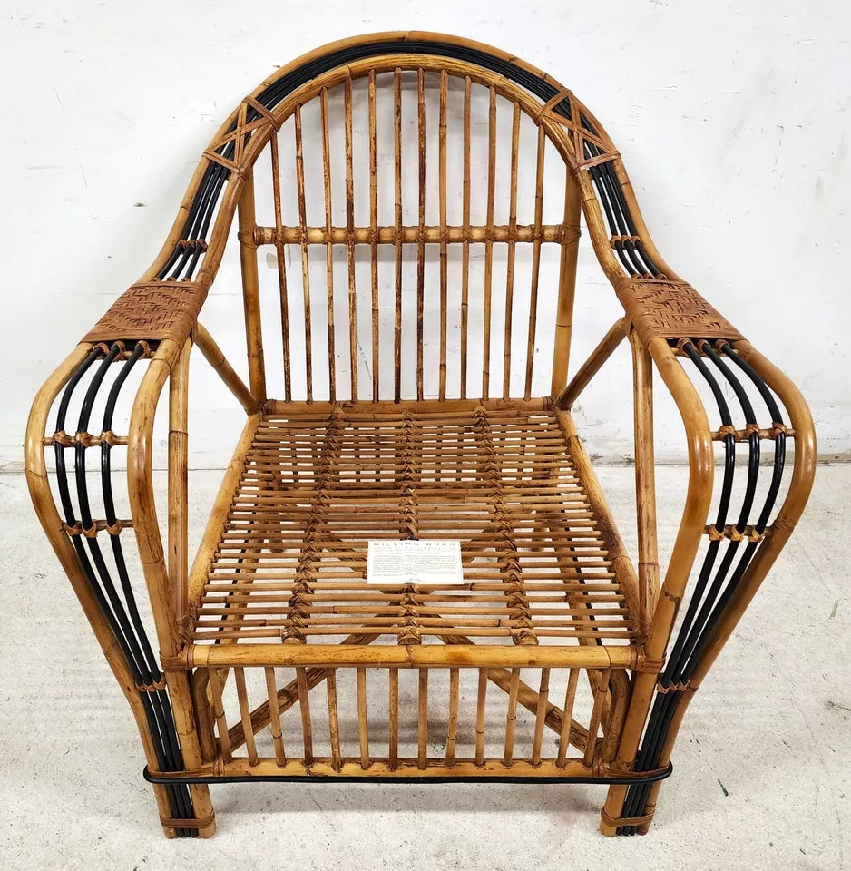 Baker French Bamboo Armchair